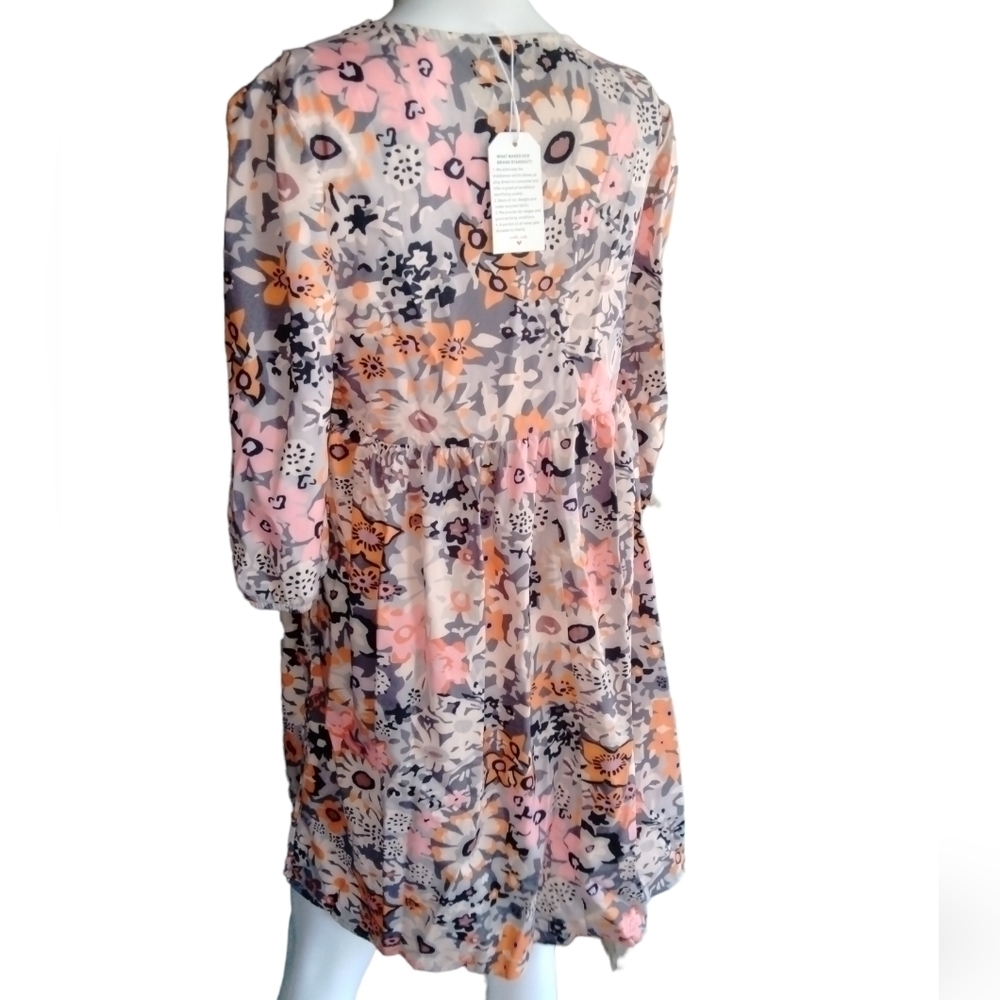Boho Floral dress Size S NWT - Picture 2 of 6